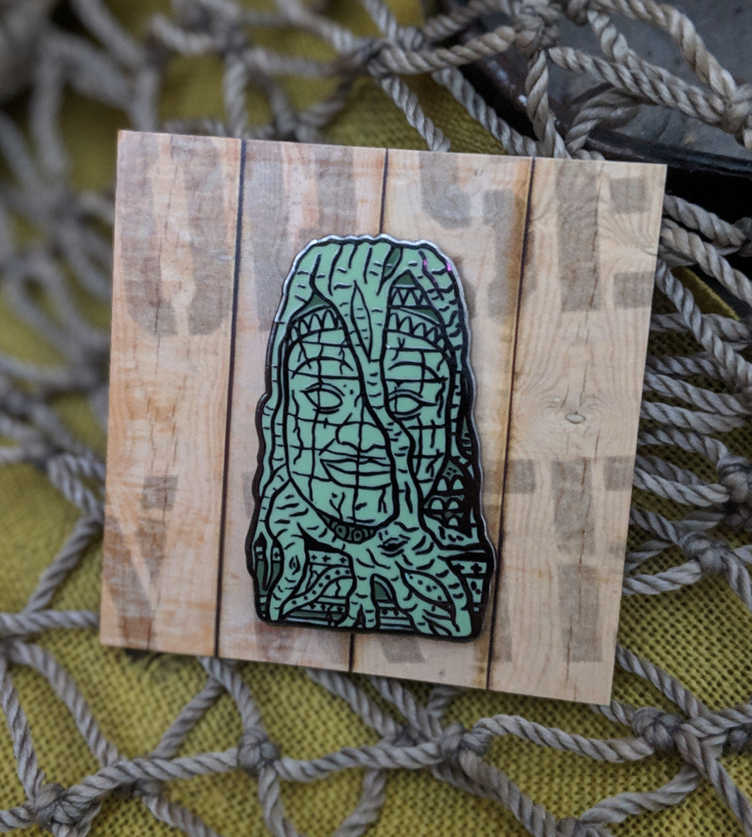 TINY TIKIS - Forbidden Ruins lapel pin