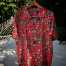 Load image into Gallery viewer, Sam&#39;s Holiday Hoopla Aloha Shirt