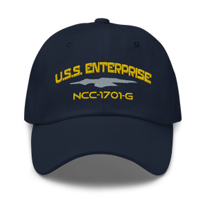 U.S.S. Enterprise G Navy Inspired hat