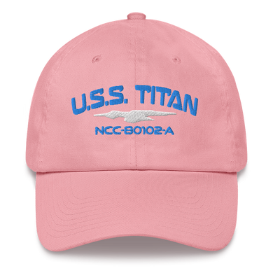 USS TITAN - Transgender Flag inspired cap