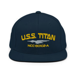 USS TITAN Snapback Hat