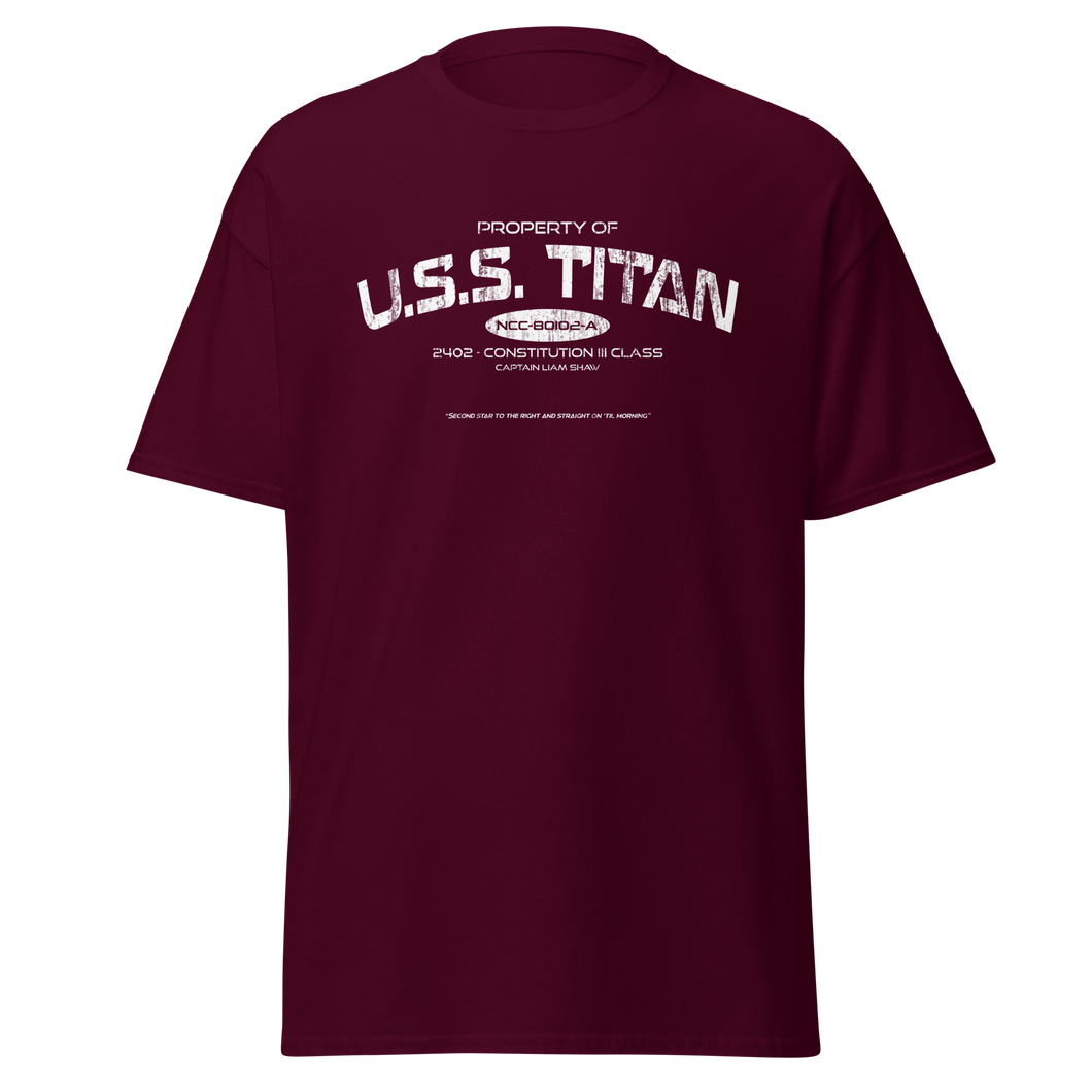 Property of USS Titan 5X Shirt