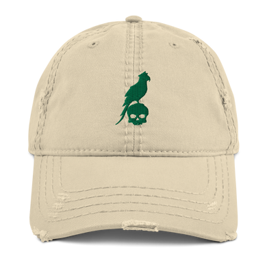 Distressed Green Parrot Hat