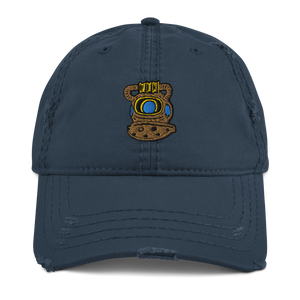 Distressed Dive Helmet Dad Hat