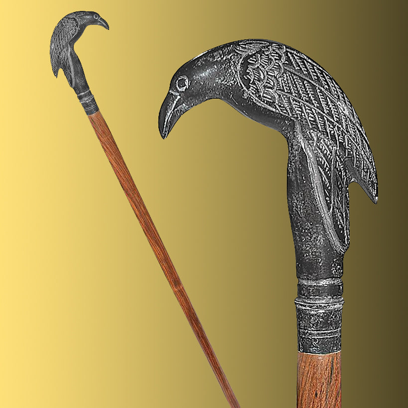 Well-Dressed Man's Raven Cane replica