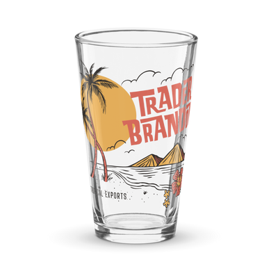 Trader Brandon Tropical Exports Shaker pint glass