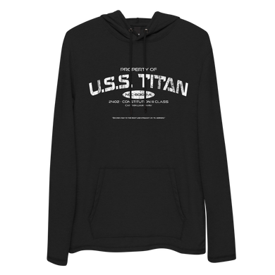 Property of U.S.S. Titan Lightweight Hoodie