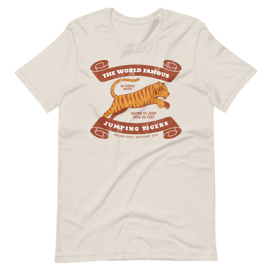 Jumping Tigers Unisex t-shirt