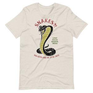 Snakes? Unisex t-shirt