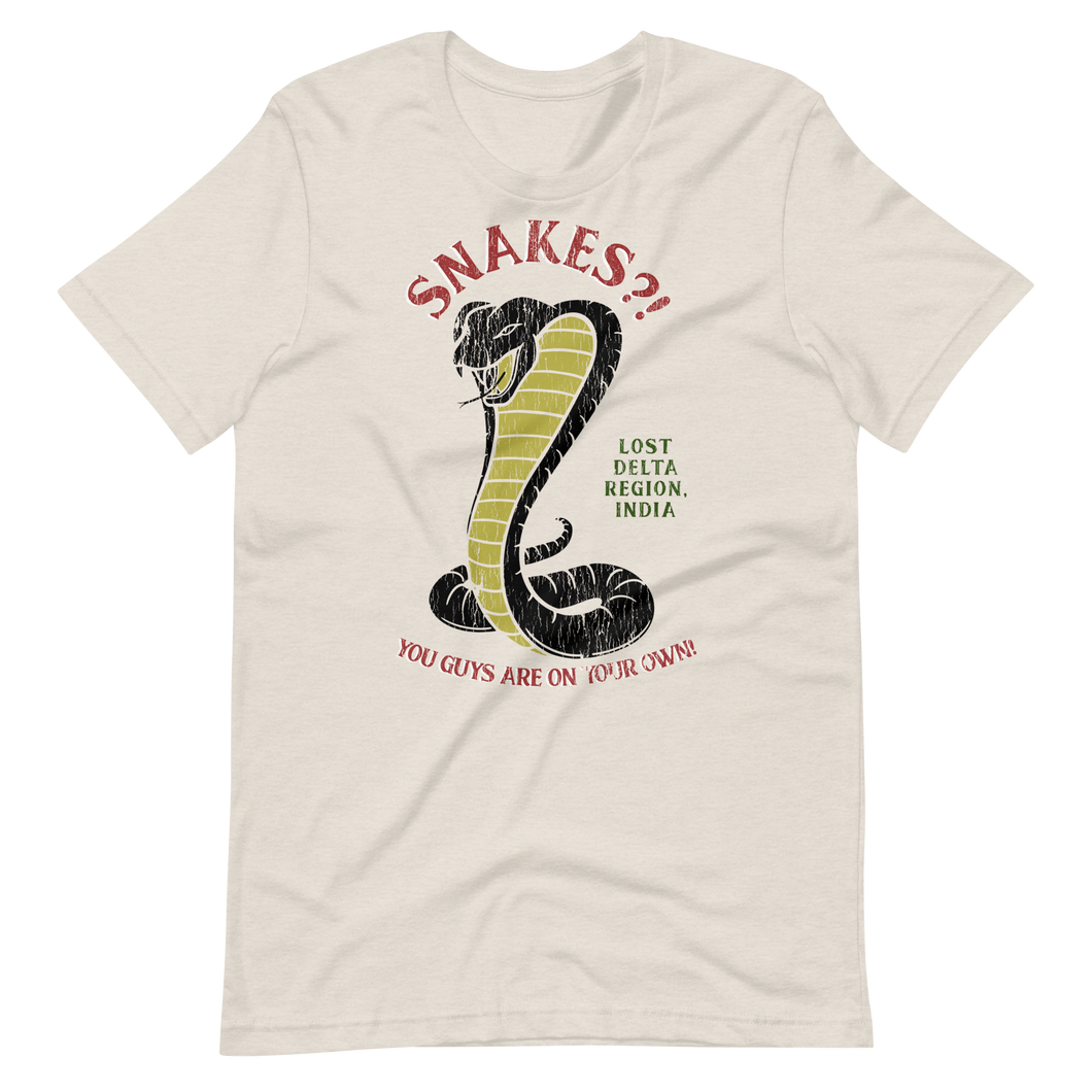 Snakes? Unisex t-shirt