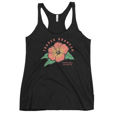 Trader Brandon Floral Womens Tanktop